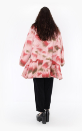 AKH oversized acryl  A-lijn top/tuniek met col/ stretch