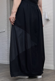 dYb oversized katoen rok stretch zwart