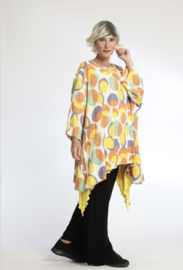 AKH oversized viscose/linnen  A-lijn tuniek  apart