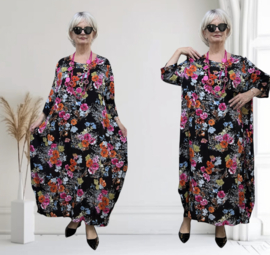 AKH oversized viscose jurk apart