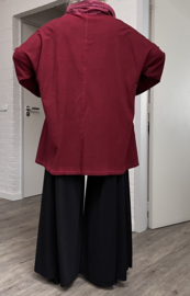 SINNE design de modieuze kleuring oversized katoen A-lijn top/tuniek stretch/in meerdere kleuren