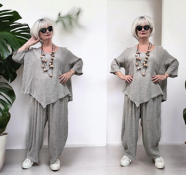 Moonshine oversized linnen top/tuniek apart