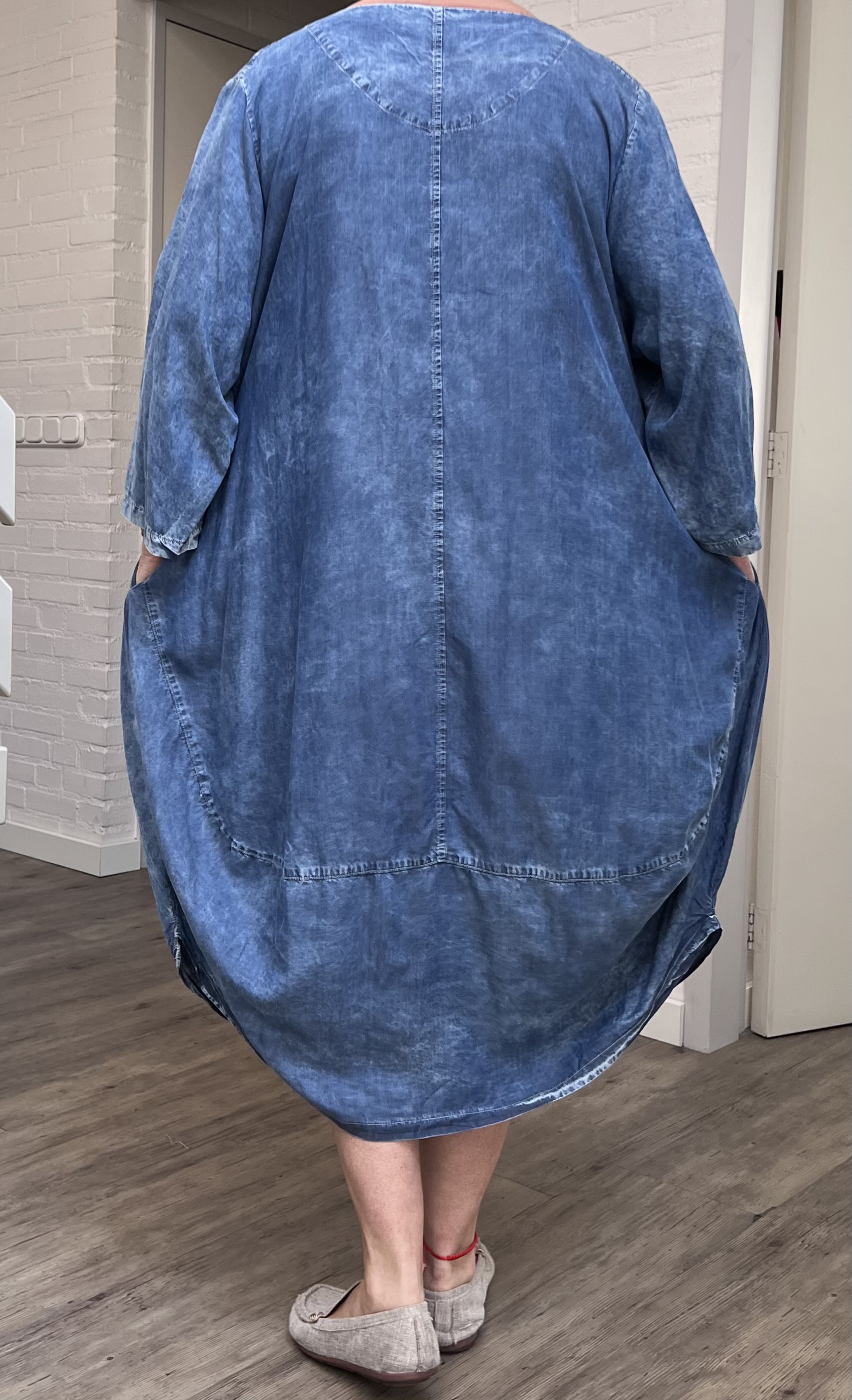Zedd Plus tencel jeans ballon jurk