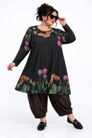 ITALIA MODA jersey viscose A-lijn jurk /stretch