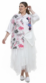 ITALIA oversized viscose blouse/hemd