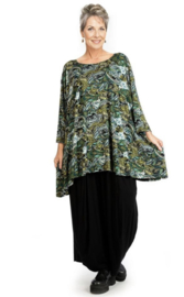 AKH oversized viscose A-lijn tuniek  apart stretch