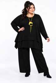 ITALIA  oversized viscose winter jersey mix tuniek apart/stretch /in meerdere kleuren