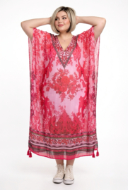 ONE OF A KIND  viscose zomer poncho/tuniek( extra groot)