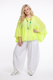 ITALIA MODA oversized de modieuze kleuring  katoen top apart  /in meerdere kleuren