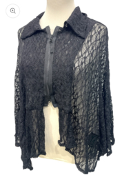 Vincenzo Allocca oversized korte vest/blazer stretch/ KANT /aparte/stretch