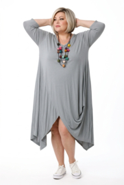 Moonshine oversized  viscose tricot tuniek apart stretch