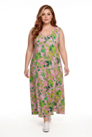 Ophilia viscose A-lijn jurk/ stretch
