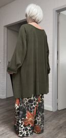 ITALIA MODA  oversized viscose mix A-lijn tuniek stretch /in meerdere kleuren