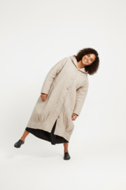 Zedd Plus viscose mantel/tussenjas met capuchon/in meerdere kleuren