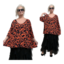 Ophilia viscose A-lijn tuniek  stretch