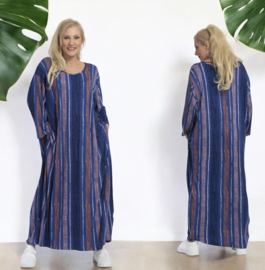AKH oversized viscose jurk apart/stretch