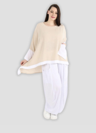 AKH viscose linnen look oversized A-lijn top