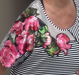 CN-G viscose A-lijn top/ tuniek stretch