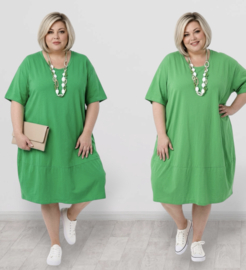 ITALIA MODA katoen A-lijn jurk stretch