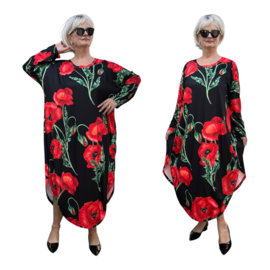Sasha LINDA viscose jurk met zakken stretch
