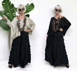 Moonshine oversized katoen  gebreide top stretch/in meerdere kleuren