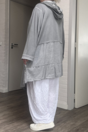 Vincenzo Allocca de modieuze kleuring katoen A-lijn blazer/jas apart stretch