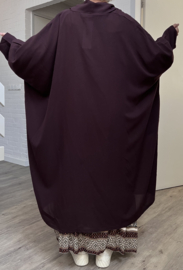 AKH oversized chique A-lijn blazer/vest met zakken apart