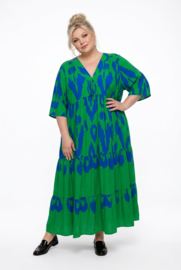 Vincenzo Allocca oversized viscose  BOHO A-lijn jurk apart