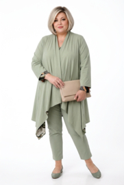 Moonshine oversized jersey  katoen vest stretch