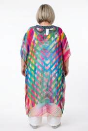 ONE OF A KIND  zomer poncho/tuniek ( extra groot)