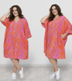 Vincenzo Allocca oversized viscose jurk/tuniek