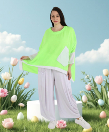 AKH viscose linnen look oversized A-lijn top