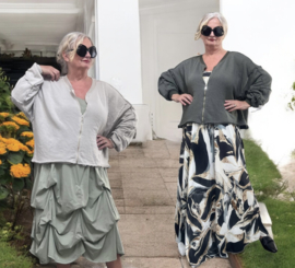 Sweet Lover oversized fijne joggingstof vest  stretch/in meerdere kleuren