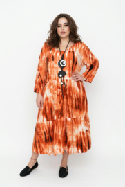 AKH jersey viscose oversized A-lijn jurk stretch