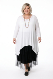 Moonshine oversized viscose A-lijn tuniek stretch