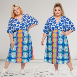 Sissi  oversized viscose jurk