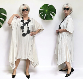 KEKOO design viscose A-lijn jurk
