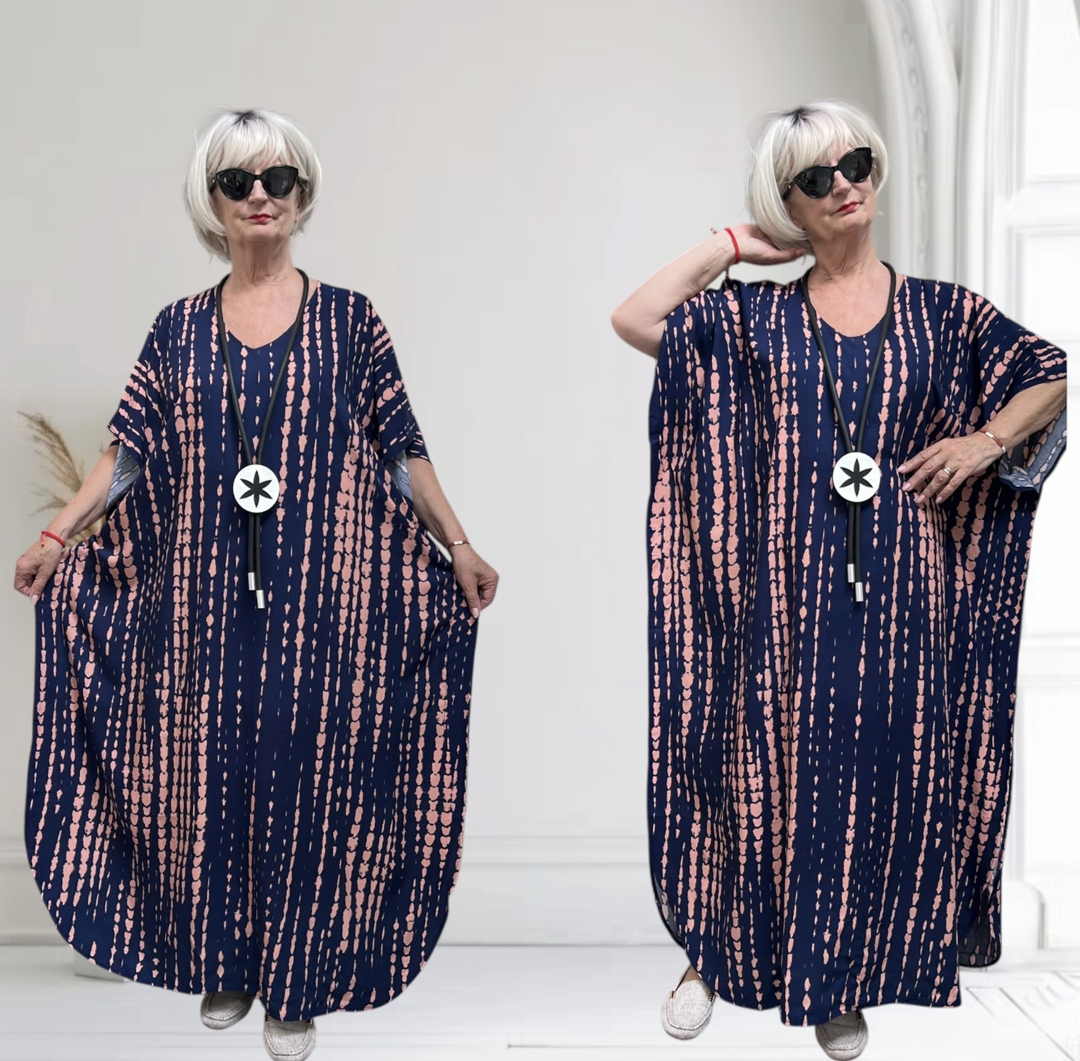 ITADIVA zomer viscose poncho/niet doorschijnende