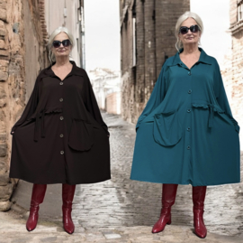 Haniya viscose mix blazer/vest/ met knoopsluiting //in meerdere kleuren