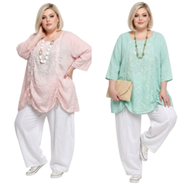 Moonshine  linnen A-lijn tuniek /in meerdere kleuren