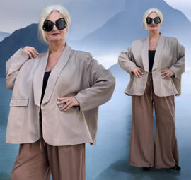 Sissy Italia oversized blazer/jas apart /gevoerd/in meerdere kleuren