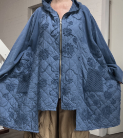 ITALIA MODA oversized katoen fijn corduroy blazer/jas/ apart/in meerdere kleuren