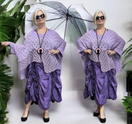 ITALIA katoen oversized super zacht  gebreide top (extra groot)/in meerdere kleuren