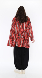 AKH oversized jersey viscose mix A-lijn tuniek apart stretch