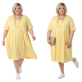 ITALIA MODA katoen A-lijn jurk stretch