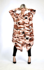 AKH oversized viscose A-lijn blouse/tuniek apart / in meerdere kleuren