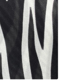 Vincenzo Allocca oversized A-lijn blouse /aparte/stretch/zwart/wit