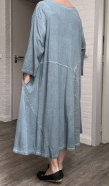 Vincenzo Allocca de modieuze kleuring A-lijn katoen jurk /stretch/apart