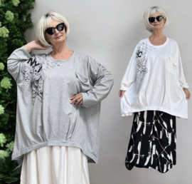 ITALIA MODA katoen tuniek/top stretch  /in meerdere kleuren