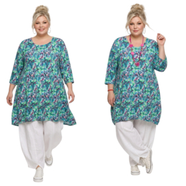 New Jersey viscoseA-lijn tuniek met zakken stretch